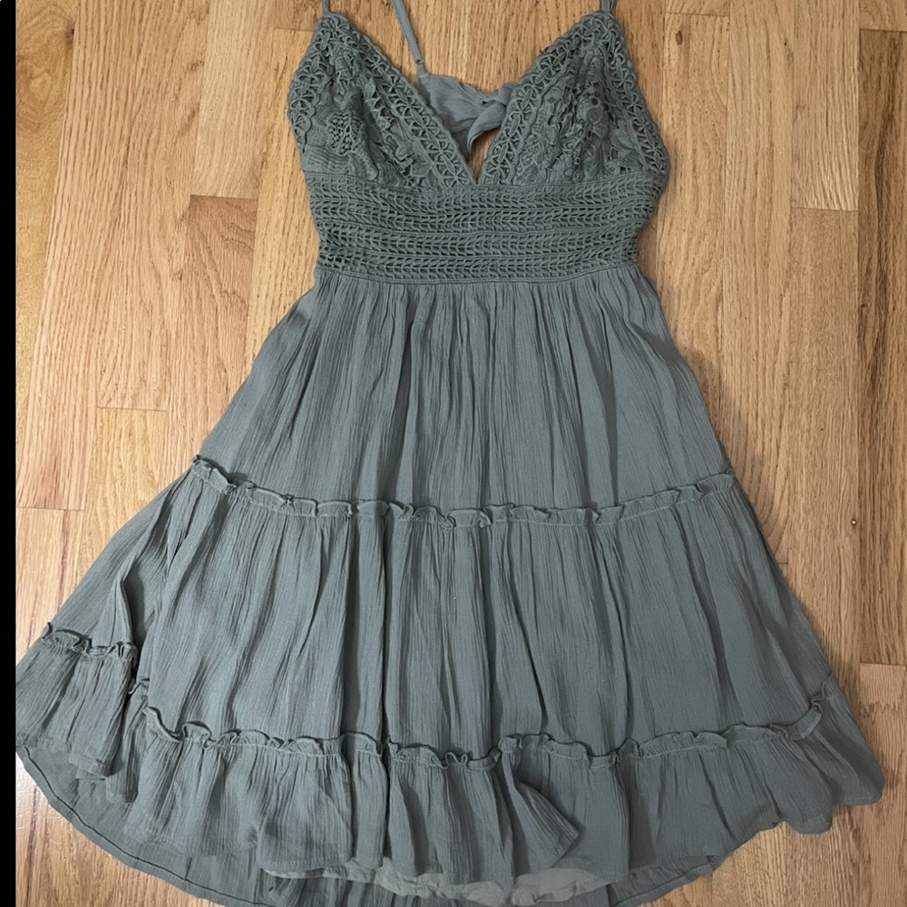 ILLA ILLA green dress, size small.